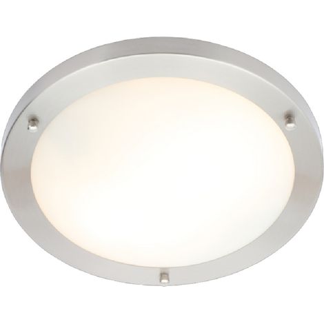 Forum Spa Delphi Polished Chrome 310mm Large 2 x E14 Flush Ceiling Light - SPA-34050-CHR