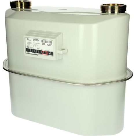 Compteur de gaz à soufflet BK-G25, DN 50 2 tubulures, Elster/Kromschröder