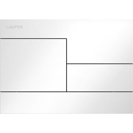 Laufen INEO - Plaque de déclenchement, blanc brillant H9001180000001 (1/2)