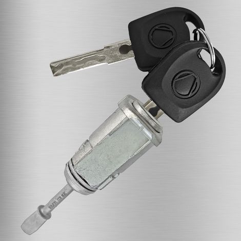 Replacement lock cylinder for the left door lock of a Volkswagen Passat B5 with two keys (1J0837167) (1/4)