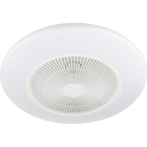 Voltman – Ventilatore da soffitto a LED da 40 W, Ø55 cm – Illuminazione dimmerabile da 4000 lm – 6 velocità – Motore in rame – Telecomando incluso (1/5)