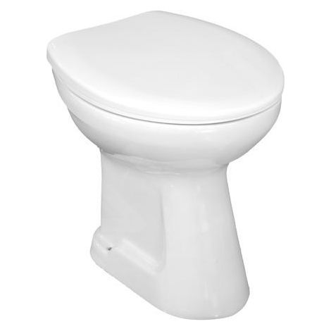 Jika – Cuvette pour WC à poser sortie verticale centrale – Chasse d'eau profonde – Dimensions 465 x 365 x 405 mm – H8212270000001 (1/2)