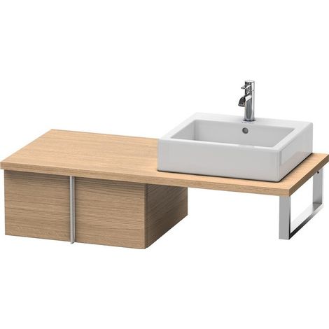 Unità Duravit Vero Vanity per console, 6559, 1 cassetto, 600mm, Colore (anteriore/corpo): Rovere europeo Decorazione quercia - VE655905252