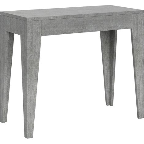 Consolle Allungabile 90-198x42x77 cm in Nobilitato Grigio (1/4)
