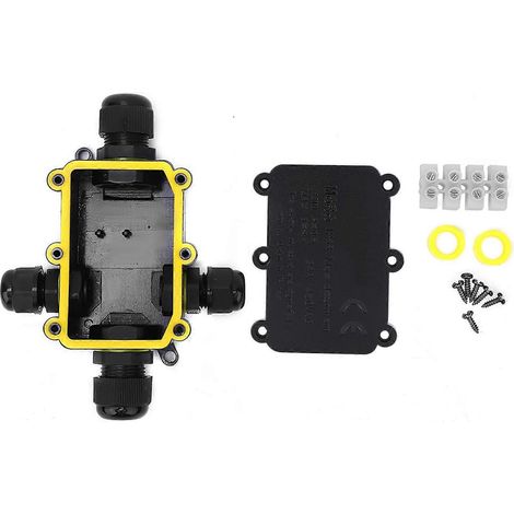 IP68 Kunststoff-Anschlussdose, 5 m Unterwasseranschluss, Verdrahtungskasten T100 450VAC 24A UL94V‑2 (1/4)
