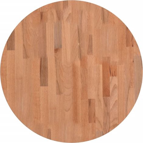 Dessus de table Dessus de bureau Plateau de table Ø60x4 cm rond bois massif de hêtre