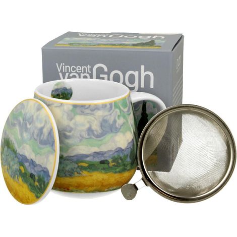 Taza de porcelana con infusor de 430 ml.