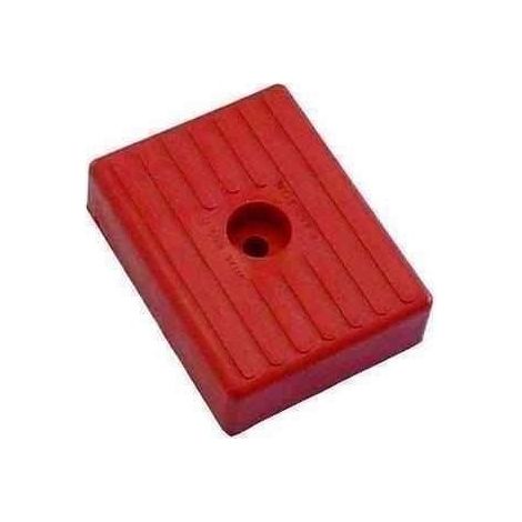 Patin rouge 130x100x36