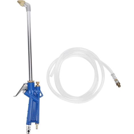 40 cm Pistolet Pulverisateur,PulvéRisateur Pneumatique et tuyau de 1 m, Pistolet de pulvérisation de solvant à siphon pneumatique de, pistolet de nettoyage à jet d'eau de siphon avec buse en laiton (1/5)