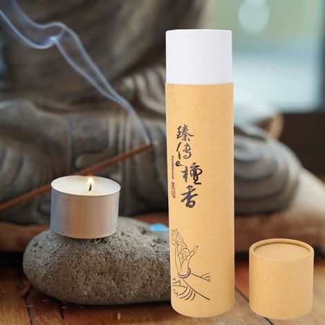 Bâton d'encens bois de santal traditionnel parfumé Agilawood 27 cm (1/3)