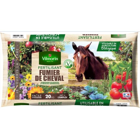 Fumier de Cheval - 20 kg Vilmorin