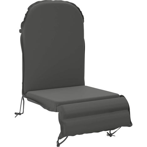 Cuscino per Lounger Sole GEMERT 100% Poliestere Antracite vidaXL (1/5)