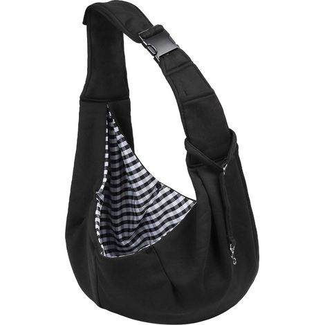Filiyano – Sac de transport mains libres pour animaux de petite et moyenne taille jusqu'à 7,5 kg, noir (1/5)