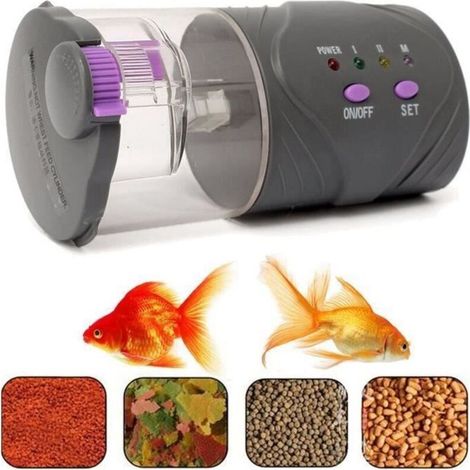 Automatischer Fischfutterspender für Aquarien
