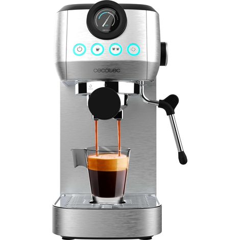 Machine espresso 20 bars 1,3 L Argent Manomètre (1/2)