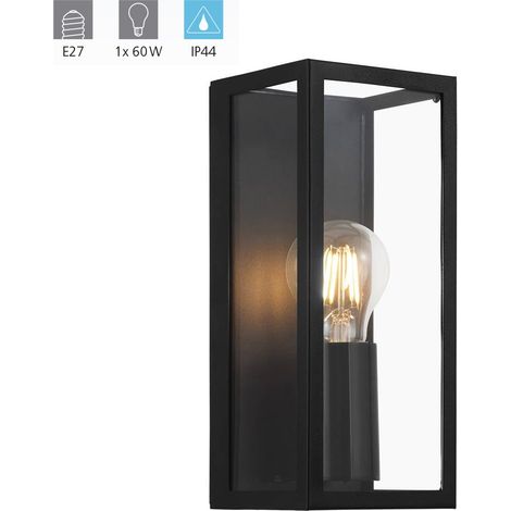 Eglo AMEZOLA Lampada da Parete, Nero (1/5)