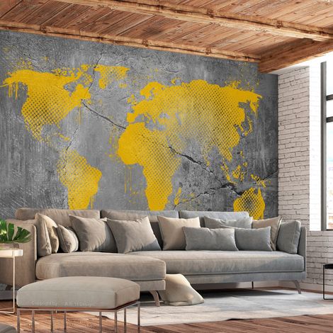 Papier peint Painted World - 200 x 140 cm (1/4)