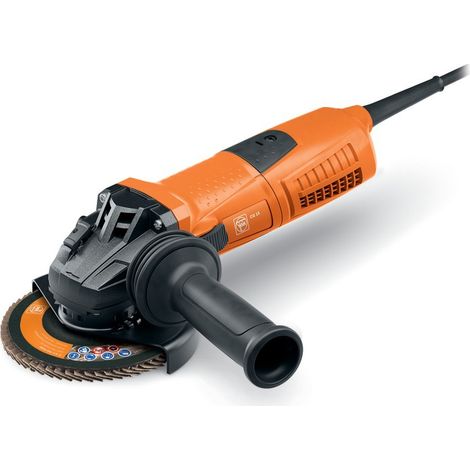 Fein – Meuleuse d'angle 125 mm 1300 W – Vitesse 2800-11500 min – Protection contre surcharge – Changement abrasif sans outil – Pour béton armé (1/10)