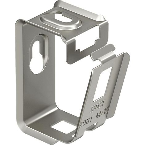 OBO Bettermann Grip-Sammelhalterung 15x NYM3x1,5 Edelstahl, rostfrei A2 1.4301 blank, nachbehandelt, 50 Stück, 2207080