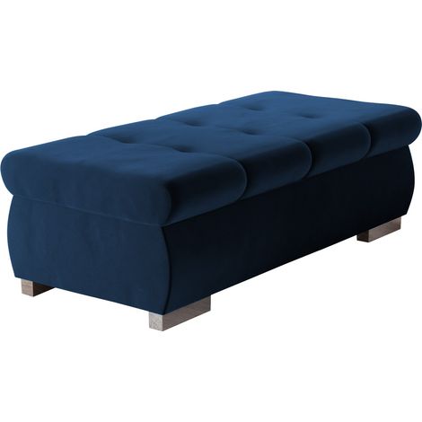 Banc rembourré Comfivo Nitor I, Magic Velvet 2216, 39x60x120cm, Diamètre: 0, Tissu, Pieds: Plastique, 0 (1/5)