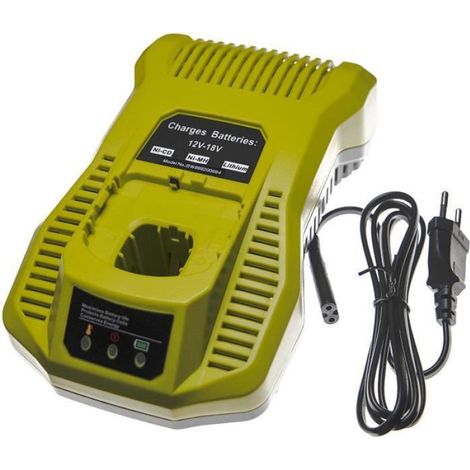 Chargeur Compatible avec Ryobi CCD-1801,CCG-1801M,CCG-180L,CCS-1801-DM,CCS-1801-LM Batteries Ni-CD,NiMH,Li-ION d'outils[827] (1/2)