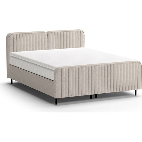 Cama continental Margate 127, Casa 05, Doble, 160x200, Tapiz, Somieres, 168x223x104cm (1/5)
