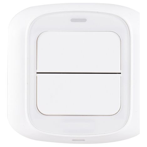 Interrupteur intelligent double Wi-Fi à double bouton-poussoir pour domotique DIY, liaison de scènes via application, contrôle à distance, interrupteur intelligent pour appareils électroménagers (1/5)