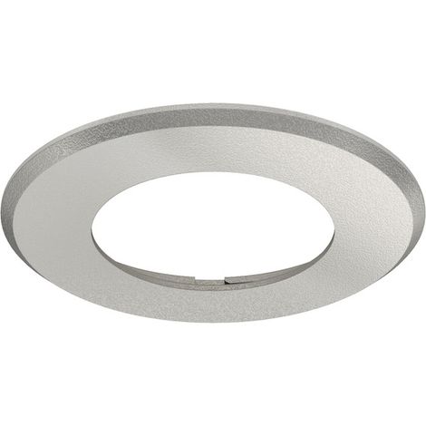BOITIER ROND ARGENT P/SPOT AFL 127 POUR MONTAGE ENCASTRE IP 44