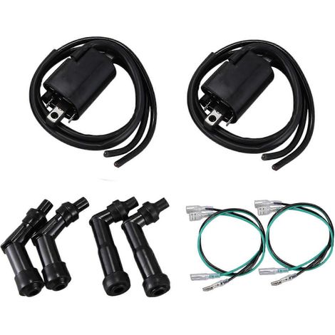 Bobines d'allumage et capuchons de bougies pour Honda CB350F CB400F CB500 CB550 (1/5)
