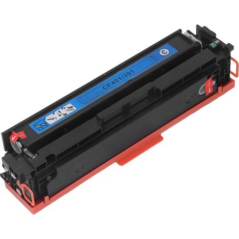 Cartouches de toner pour imprimante laser couleur compatibles avec les cartouches de toner HP CF400A, CF401A, CF402A, CF403A et CRG045 201A également compatibles avec les cartouches de toner bleu HPM (1/5)