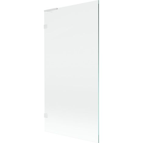 Mexen Lunar L paravento per vasca da bagno ad 1 anta 90 x 150 cm, trasparente, bianco - 897L-090-000-20-00 (1/5)