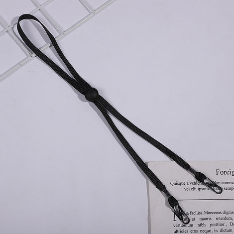 [Winddichter Hutriemen] Hutriemen aus G36 Polyester und Kunststoff [Kinnband] 10 g [Verlustsicherung] Flexibel und abnehmbar, 1 Stück