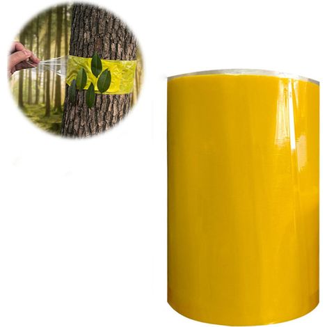 LOLLANDA Ruban anti-insectes pour arbres, spécial jardin d'arbres fruitiers, ruban vert, ruban adhésif double face de protection des arbres 20CMx100M (1/5)