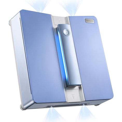 Limpiador de ventanas eléctrico: potente robot limpiacristales, navegación inteligente, compacto y ligero, función de pulverización en 4 direcciones, detección de bordes, funcionamiento silencioso. (1/5)