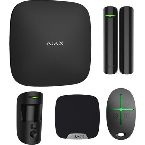 Starterkit AJAX Hub 2 + sirene intérieur noir