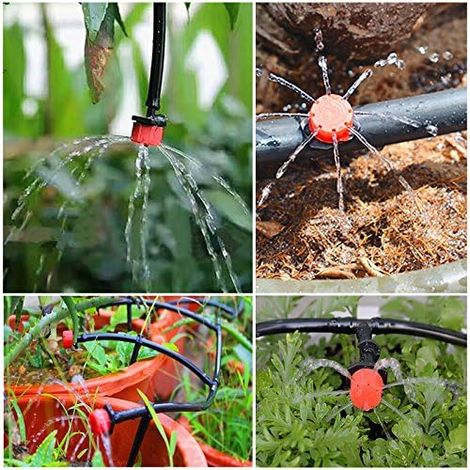Confezione da 100 gocce per irrigazione a goccia – ugelli per irrigazione da giardino (1/5)