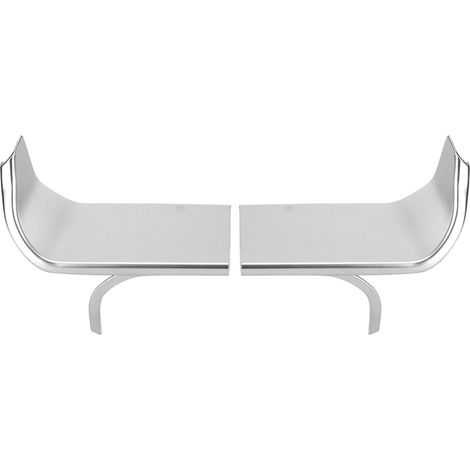 Jante décorative chromée perle 2 pièces pour tableau de bord Land Rover Defender 110 130 2020-2021 (1/5)