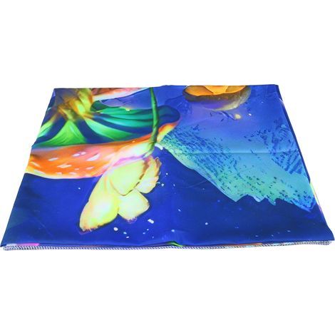 Tenture Murale Champignon Fluorescente Réactive aux UV pour Chambre et Dortoir 150x130cm (1/5)