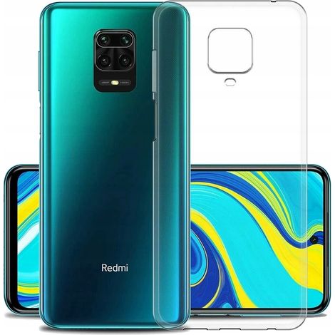 Funda delgada para Xiaomi Redmi Note 9S / 9 PRO, carcasa trasera transparente + cristal. (1/3)
