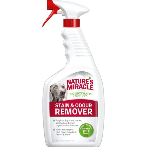 Nature´S Miracle Stain & Odour Remover per Cani, Eliminare lo Sporco Quotidiano, Lieve Fragranza Agli Agrumi, 709 ml (1/5)