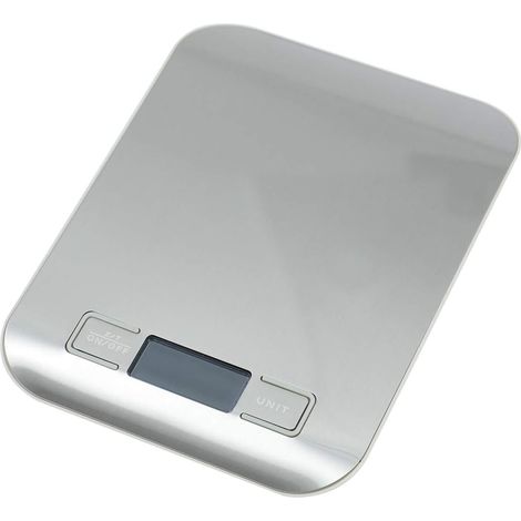 Balance de cuisine numérique portable ultra-mince 10 kg/22 lb haute précision avec crochet pour accessoires de cuisine, barbecue et grillades.