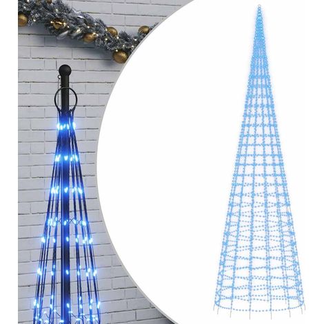 Albero di Natale Albero natalizio Albero festivo a LED 3000 LED Blu 800 cm (1/5)