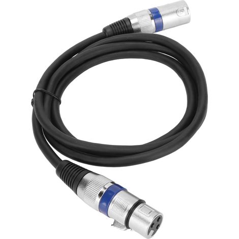 Câble Microphone XLR Mâle vers Femelle Haute Fidélité, Faible Bruit, 3 Broches pour Enceintes et Micros (1/5)