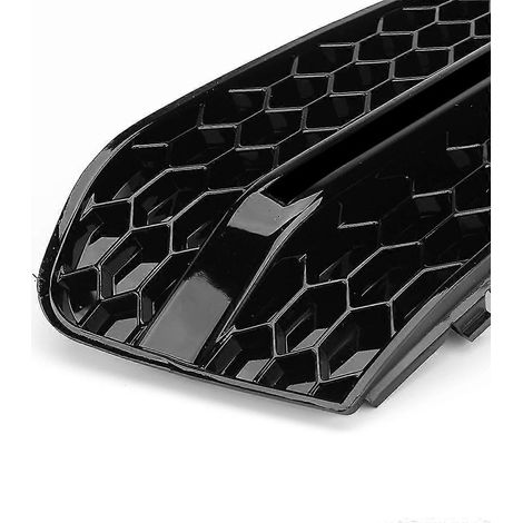 Grille de protection antibrouillard avant noire pour Audi A4 B8 (2009-2011) - Grille nid d'abeille (1/5)
