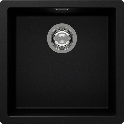 SCHOCK Einbaubecken Cristadur KAIA N-100 A Puro Exzenterbedienung (1/2)