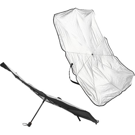 Pare-soleil de voiture, protection solaire et isolation thermique, pare-soleil de pare-brise, parasol de voiture original, grande taille (1/5)