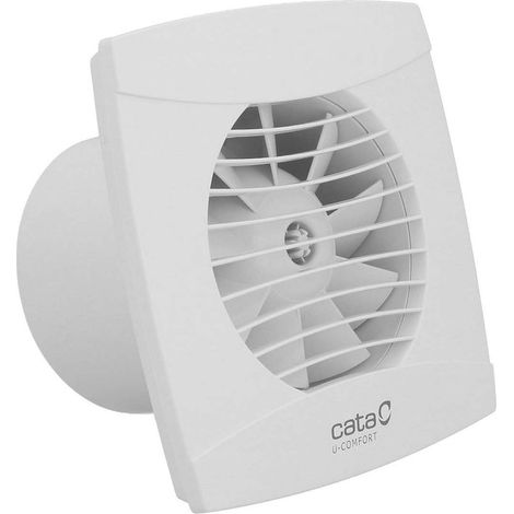 Sapho Cata UC - Ventilatore assiale UC-10 TH, con controllo automatico, 8W, condotto 100 mm, bianco 01200200 (1/3)