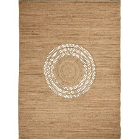 Rug BOGAZOREN Beige 300 x 400 cm Jute