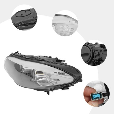 Linke Seite Scheinwerfer HID-Scheinwerfer für BMW 5er F10 F11 2009 10 11 12 2013 (1/5)