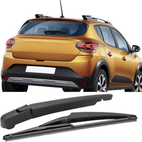 Jeu de balais d'essuie-glace arrière de voiture 287815304R Remplacement noir pour DACIA SANDERO 2005-2015 (1/3)